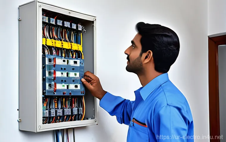 전기기기 보호 및 안전 - **"A close-up, warm and inviting scene in a child-proofed room of a Pakistani house. A caring mother...